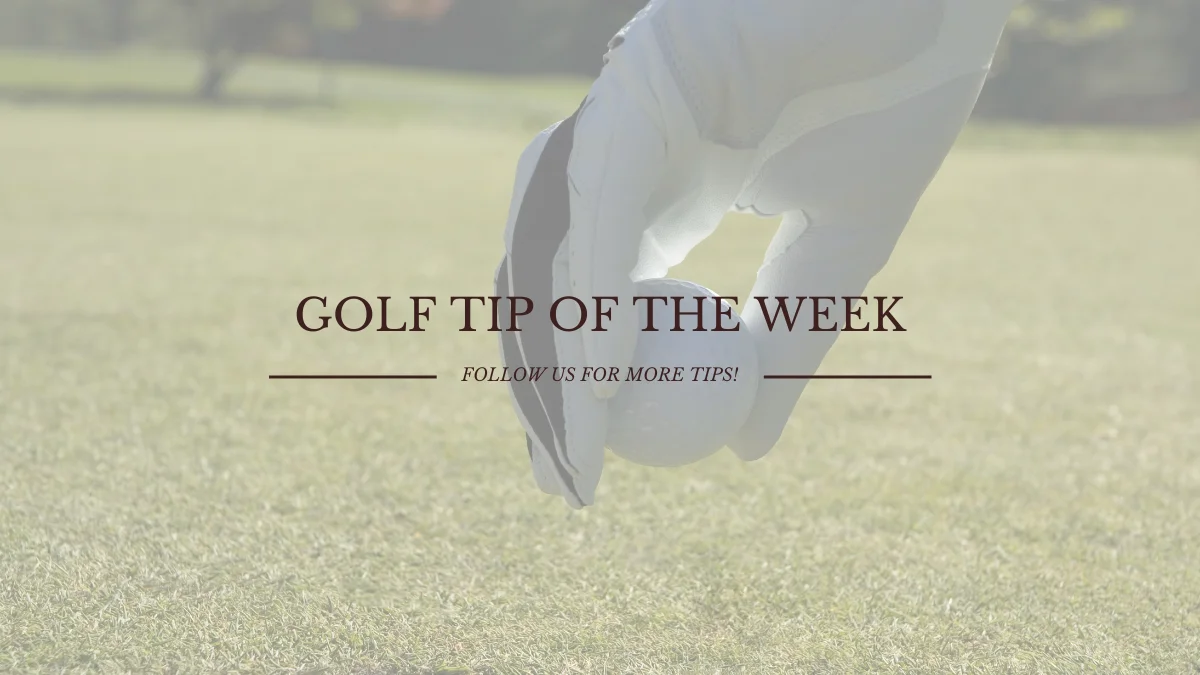 GOLF TIP:  Adjust your putting perception