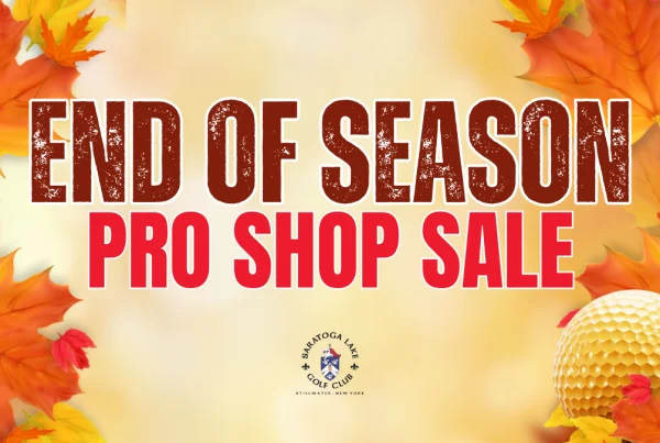 END OF SEASON PRO SHOP SALE