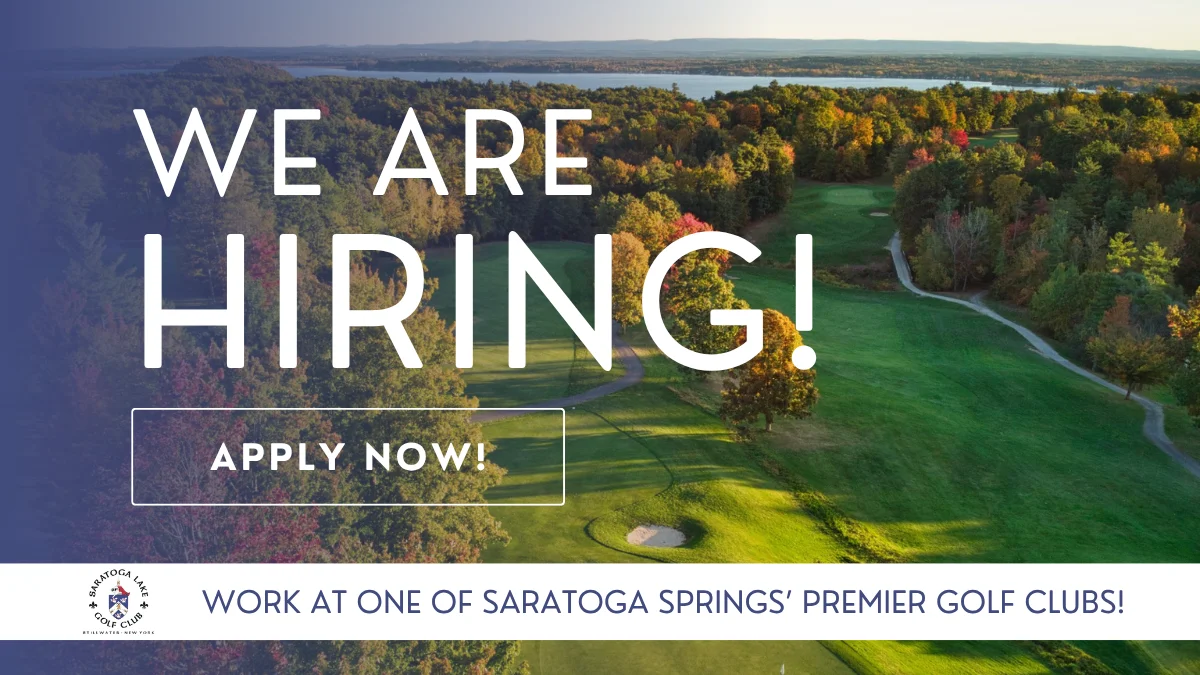 Work at one of Saratoga Springs’ premier golf clubs!