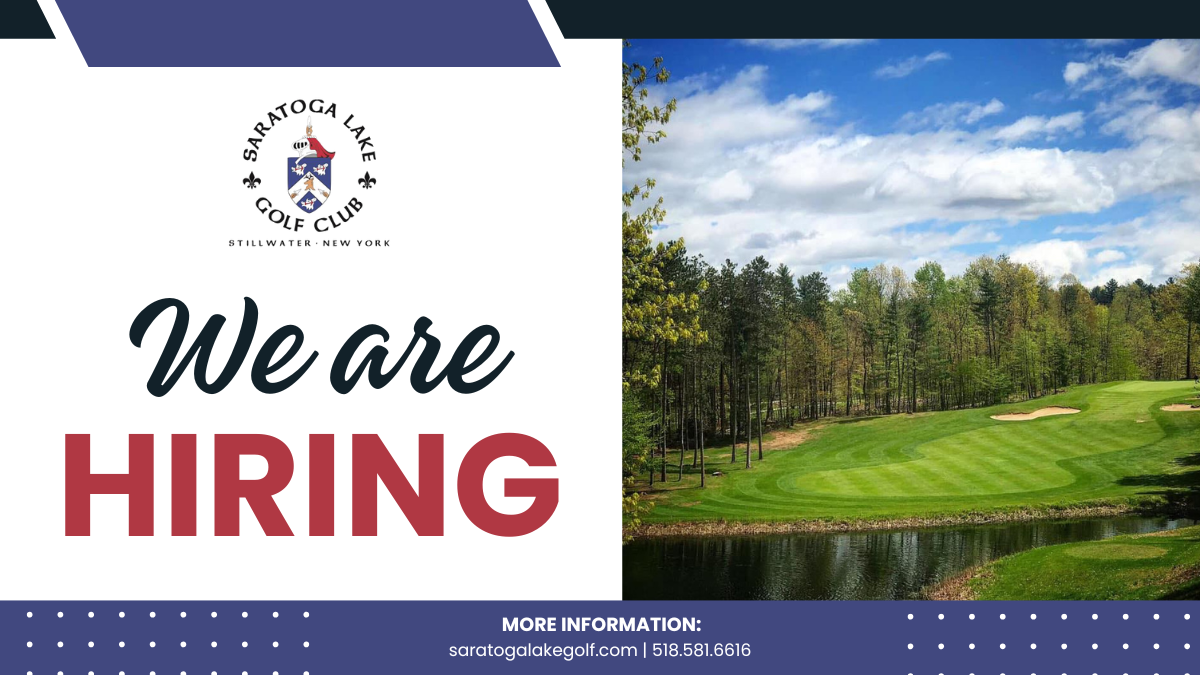 We’re Hiring at Saratoga Lake Golf Club!